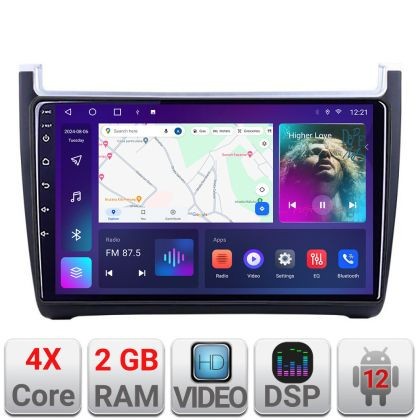Navigatie VW Polo 2014- A-655 2+32 GB Android Waze USB Navigatie Internet Youtube Radio CarStore Technology