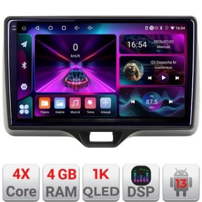 Navigatie Toyota Yaris 2020- Android radio gps internet 4+64 InCell Display 1K kit-yaris2020+EDT-E210-RK CarStore Technology foto
