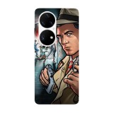Husa compatibila cu Huawei Nova Y70 model Archer Detective, Silicon, TPU, Viceversa, Transparent, Carcasa
