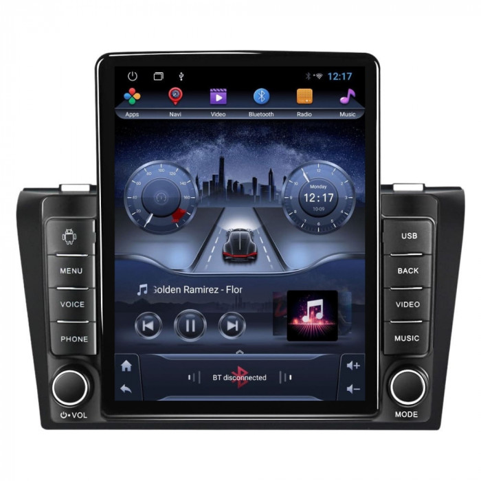 Navigatie dedicata cu Android Mazda 3 2003 - 2009, 2GB RAM, Radio GPS Dual