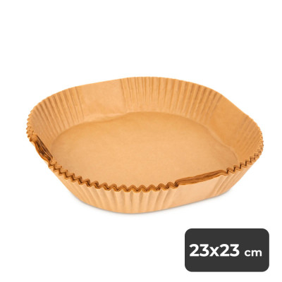 Hartie de copt pentru friteuza cu aer - patrata - 23 cm - 50 buc/pachet foto