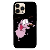 Husa compatibila cu Apple iPhone 15 Pro Max, Viceversa, model Happy face Courage , Silicon, TPU, Transparent, Carcasa
