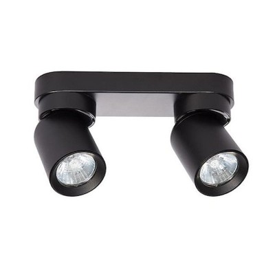 Aplica LED cu 2 spoturi reglabile, 2x35W, IP20, negru mat, 220 x 65 x 120 mm foto