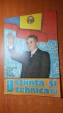 revista stiinta si tehnica noiembrie 1989