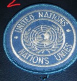 C7 111 - Ecuson tematica militara - misiune ONU - piesa de colectie
