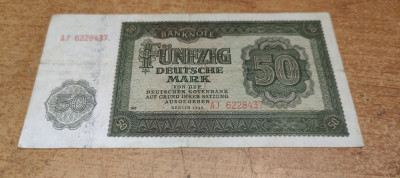 Bancnota 50 Deutsche Mark 1948 AJ6228437 #A5613HAN foto