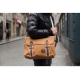 Rucsac messenger G.Ride Betty Maro Camel - Cod 40342354, Geanta tip postas, Bumbac