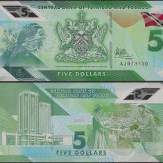 !!! TRINIDAD-TOBAGO - 5 DOLARI 2020 - P NEW - UNC / POLIMER