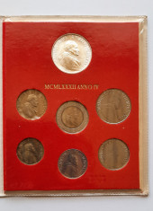 Set monede Vatican - Ioan Paul II, anul 1982-4 foto
