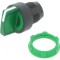 Comutator Rotativ 22mm LED Verde IP66