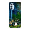 Husa compatibila cu Oppo A74 5G, Viceversa, model Kung fu panda masters, Silicon, TPU, Transparent, Carcasa