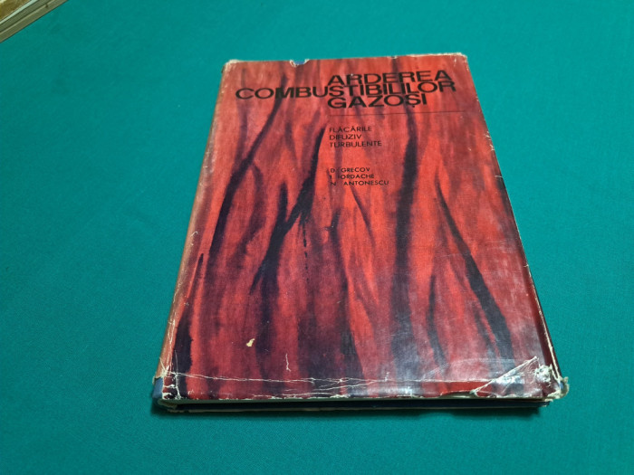 ARDEREA COMBUSTIBILILOR GAZOȘI *FLĂCĂRILE DIFUZIV TURBULENȚE /D. GRECOV /1969*14