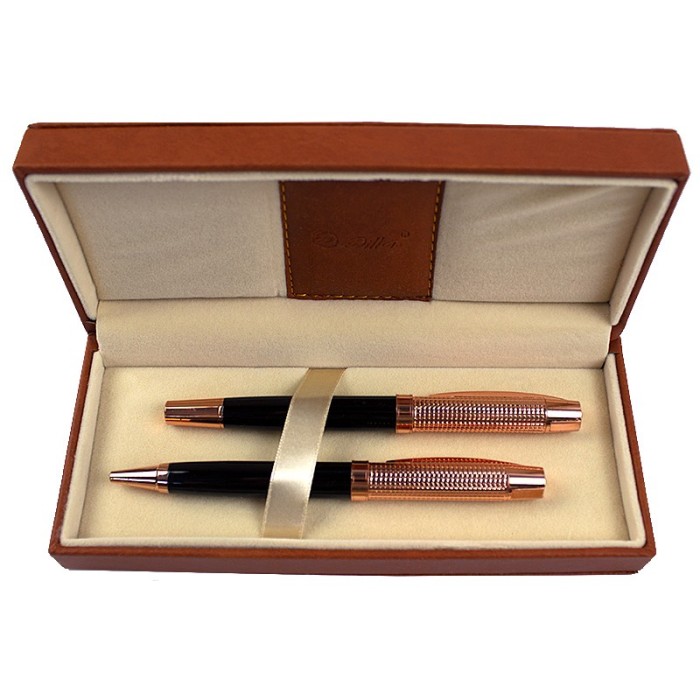 Set pix si roller metalic negru accesorii rose gold