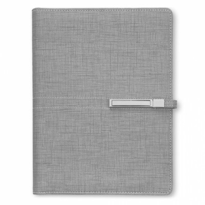 Agenda organizer A5 cu catarama gri foto