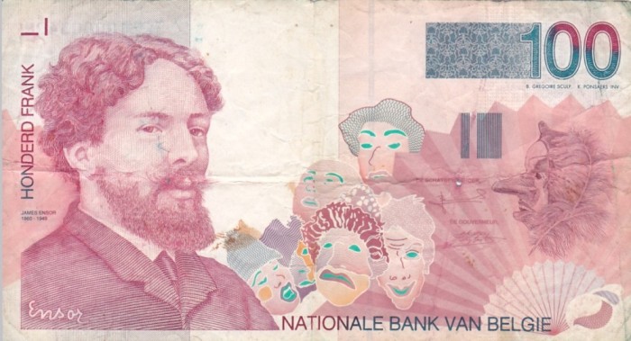 BELGIA 100 francs VF!!!