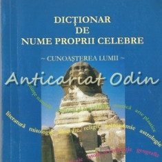 Dictionar De Nume Proprii Celebre - Lavinia Giugula