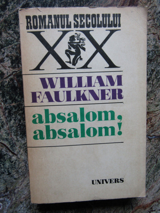 William Faulkner - Absalom, absalom! (1974)