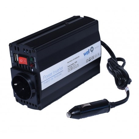 INVERTOR AUTO 150W, 12V-220V + USB