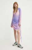 R&eacute;sum&eacute; rochie AdalaineRS Dress culoarea violet, mini, drept, 20741129