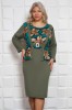 Rochie Eleganta Rania Olive - 48Marimea, Yves