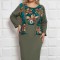 Rochie Eleganta Rania Olive - 48Marimea