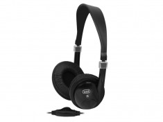 Casti audio over-ear cu fir HTV 636, 5m, negru, Trevi foto