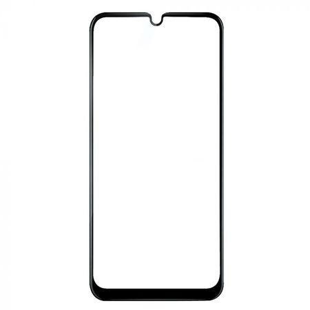 Folie protectie de sticla compatibila Samsung Galaxy A20e, rezistenta 9H, sticla securizata, Negru/Transparent