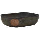 Cumpara ieftin Lavoar de blat, negru, 48x37,5x13,5 cm, ceramica, dreptunghi