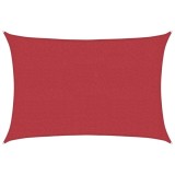Cumpara ieftin Panza parasolar, rosu, 3,5x4,5 m, HDPE, 160 g/m&sup2;