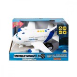 Avion cu lumini si sunete, Maxx Wheels, 1:16, Planebus, 720A