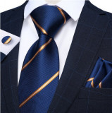 Set cravata + batista + butoni - matase - model 319