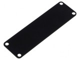 Panou frontal negru din aluminiu