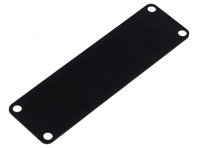 Panou frontal negru din aluminiu