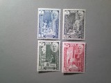 Serie mica ADEN Hadhramaut 1955 Sultan Hussein , 4 valori, Nestampilat