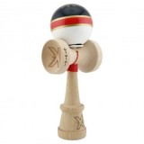Kendama X Originala ROYAL SPIKE, Profesionala ,Cupe Mari KING SIZE V3, Super Sticky, Gaura in Baza, Rulment Metalic,18 cm, Ata 55 cm, Inel Rosu