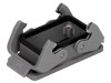 HARTING Carcasa Conector HDC Han B 10B IP67 Aliaj Aluminiu Montare Flansa