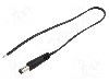 Cablu alimentare DC, cabluri, DC 5,5/2,1 mufa, negru, 0,25m, BQ CABLE - DC.CAB.6200.0020