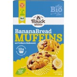 Mix Ecologic Bauckhof pentru Muffins cu Aroma de Banana, Fara Gluten, 280g