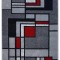 Traversa Covor, Cappuccino 16406, Gri, Latime 80 cm, Diverse Lungimi, 1700 gr/mp