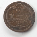 Austria 2 heller 1899