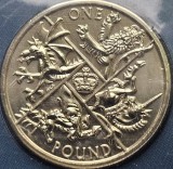 1 pound 2016 Marea Britanie, The Last Round Pound, Brilliant unc, Royal Mint Pack, km#1377