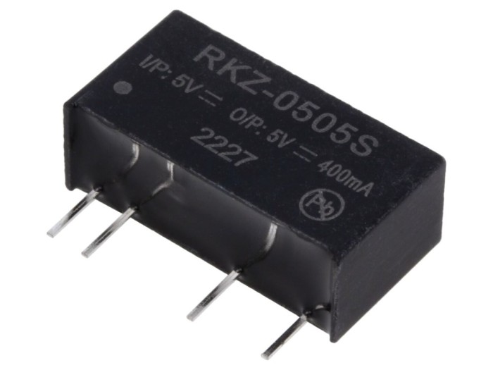 Convertor DC-DC 5V 0,4A SIP7
