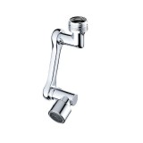 Extensie rotativa robinet cu aerator GIDA-CRIS GC242, cu 3 articulatii, si accesorii de montare