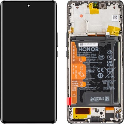 Display cu Touchscreen Honor X50, cu Rama si Acumulator, Negru, Service Pack 0235AGJG foto