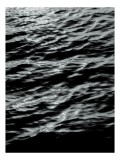 Tablou Canvas, "Reflexii argintii pe apă &icirc;ntunecată", Ondulare, Reflectare, Textură, Valuri, Fluiditate, 26 x 39 cm, CMCLASS