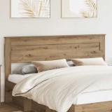 vidaXL Tăblie cap cu headboard Stejar Artizanal 200 cm Lemn compozit 888084