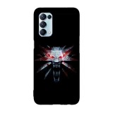 Husa compatibila cu Oppo A52, Viceversa, model Wolf Necklace The Witcher, Silicon, TPU, Transparent, Carcasa