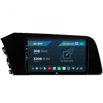 Navigatie Hyundai Elantra (2020-Prezent), Android 12, P-Octacore 2GB RAM + 32GB ROM, 9Inch - AD-BGP9002+AD-BGRKIT227 foto