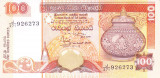 Bancnota Sri Lanka 100 Rupii 2001 - P111b UNC