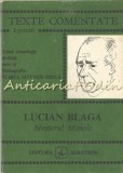 Mesterul Manole - Lucian Blaga